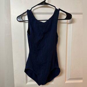 Capezio S Navy Leotard
